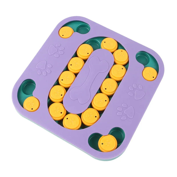 Puppy IQ Food Dispenser Slowly Eating NonSlip Bowl Pet Cat Dogs Training Game Dog Puzzle Toys Slow Feeder Interactive Increase