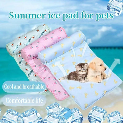 Cooling Summer Mat – Breathable & Washable Pet Bed for Dogs & Cats