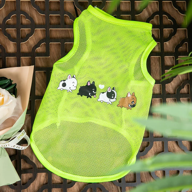 Fashion Cat Clothes Pet Dog Clothes For Small Dogs Chihuahua French Bulldog Summer Vest T Shirt Super Cool Lovely Puppy Clothing