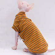 Hairless Cat Clothes Breathable Cotton Summer Thin Cat Vest for Sphynx,Devon Rex ,Cornish, Small Cats and Dogs