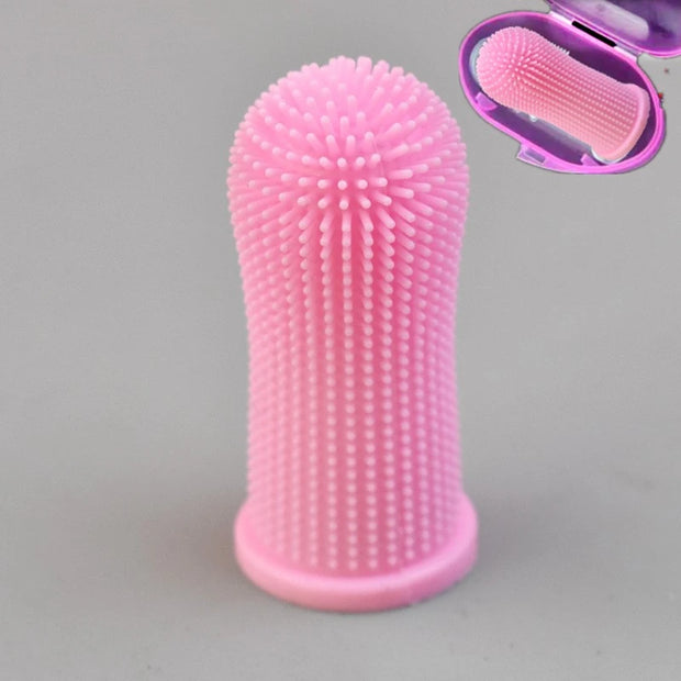 Super Soft Dog Toothbrushes Cleaning Finger Brush For Dog and Cat Grooming Nontoxic  Teethbrush  Dental Care Pet Products