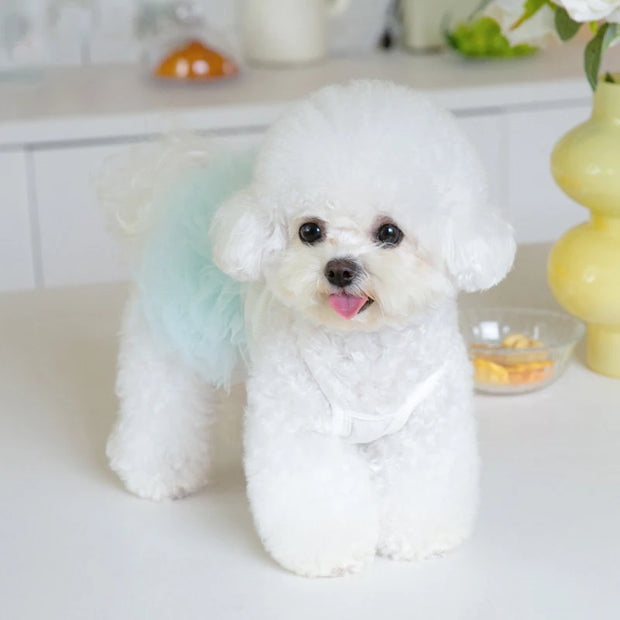 Pet Dog Mesh Puffy Skirt Layered Tutu Skirt Pet Dog Teddy Puppy Cat Clothes Tutu Skirt Pet Dog Teddy Skirt Supplies New