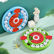 Puppy IQ Food Dispenser Slowly Eating NonSlip Bowl Pet Cat Dogs Training Game Dog Puzzle Toys Slow Feeder Interactive Increase