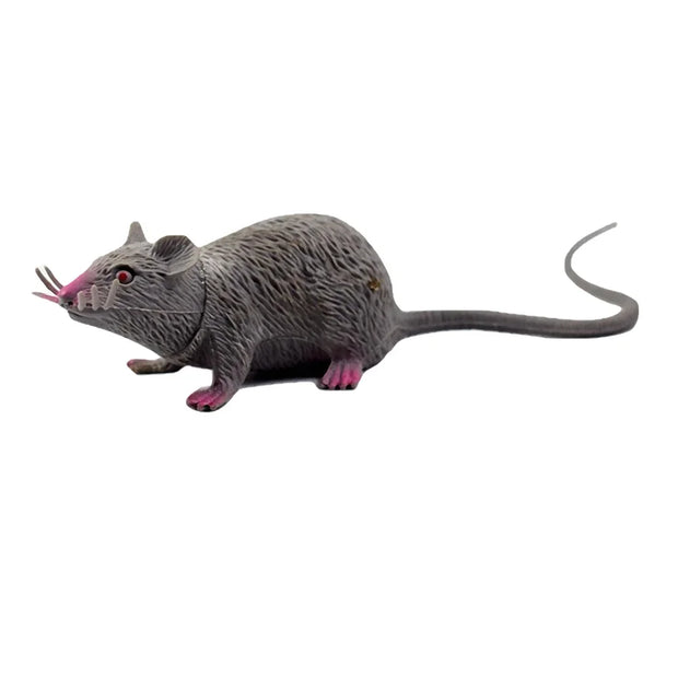 Fake Small Rat Lifelike Mouse Model Prop Scary Trick Prank Toy Horror Halloween Party Decor Practical Jokes Novelty Funny Toys