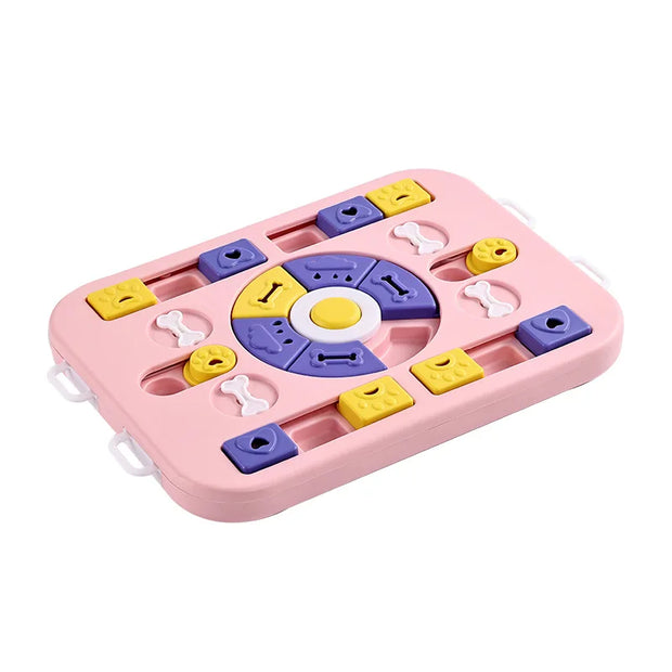 Puppy IQ Food Dispenser Slowly Eating NonSlip Bowl Pet Cat Dogs Training Game Dog Puzzle Toys Slow Feeder Interactive Increase