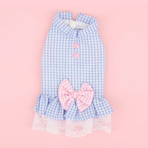 Summer Princess Pet Dress For Dogs Little Small Puppies Animal Cat Tutu Wedding Party Skirt Clothes For Chihuahua Yorks