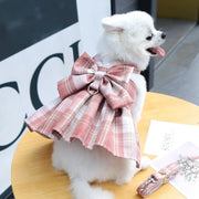 Dog Summer Dress Cat Skirt Pet Clothing Chihuahua Lattice Skirt Puppy Cat Princess Apparel Cute Puppy Clothes Pet Product