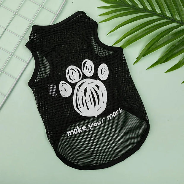Fashion Cat Clothes Pet Dog Clothes For Small Dogs Chihuahua French Bulldog Summer Vest T Shirt Super Cool Lovely Puppy Clothing