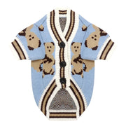 Luxury Dog Clothes for Small Dogs Winter Warm Dog Sweater Chihuahua French Bulldog Clothing Pet Items Knitted Cardigan Sweater