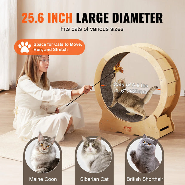 VEVOR™ Feline Fitness Wheel