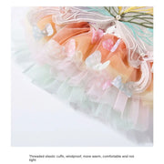New Rainbow Butterfly Cat Princess Dress Fantasy Butterfly Dog Mesh Dresses Sweet Pet Dress Summer Pet Cat Puppy Clothes