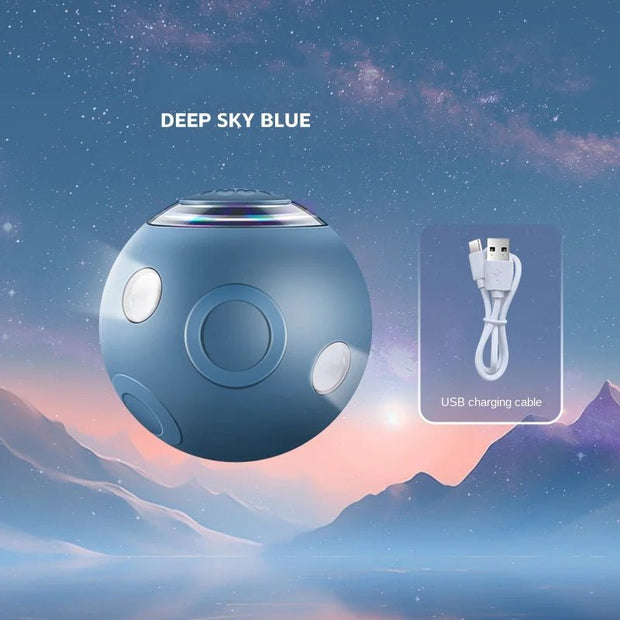 High Quality Smart Cat Toys Automatic Rolling Ball Electric Silicone Anti-Bite Anti-Fall Rotating Shine Interactive Pet Dog Toy