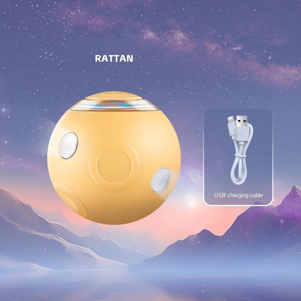 High Quality Smart Cat Toys Automatic Rolling Ball Electric Silicone Anti-Bite Anti-Fall Rotating Shine Interactive Pet Dog Toy
