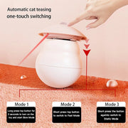New Automatic Cat Toys Interactive Smart Teasing Pet Random LED Laser Point Indoor Cat Toy Accessories Electronic Cat Pet Toy