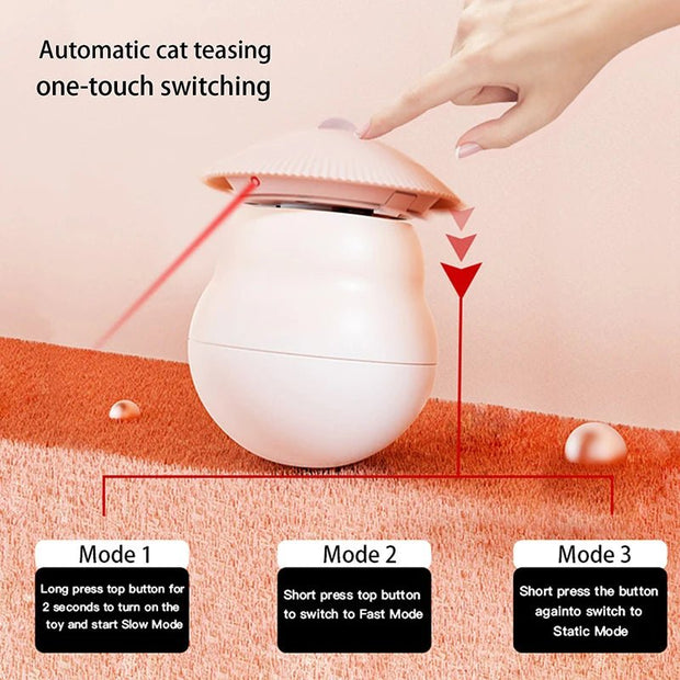 New Automatic Cat Toys Interactive Smart Teasing Pet Random LED Laser Point Indoor Cat Toy Accessories Electronic Cat Pet Toy
